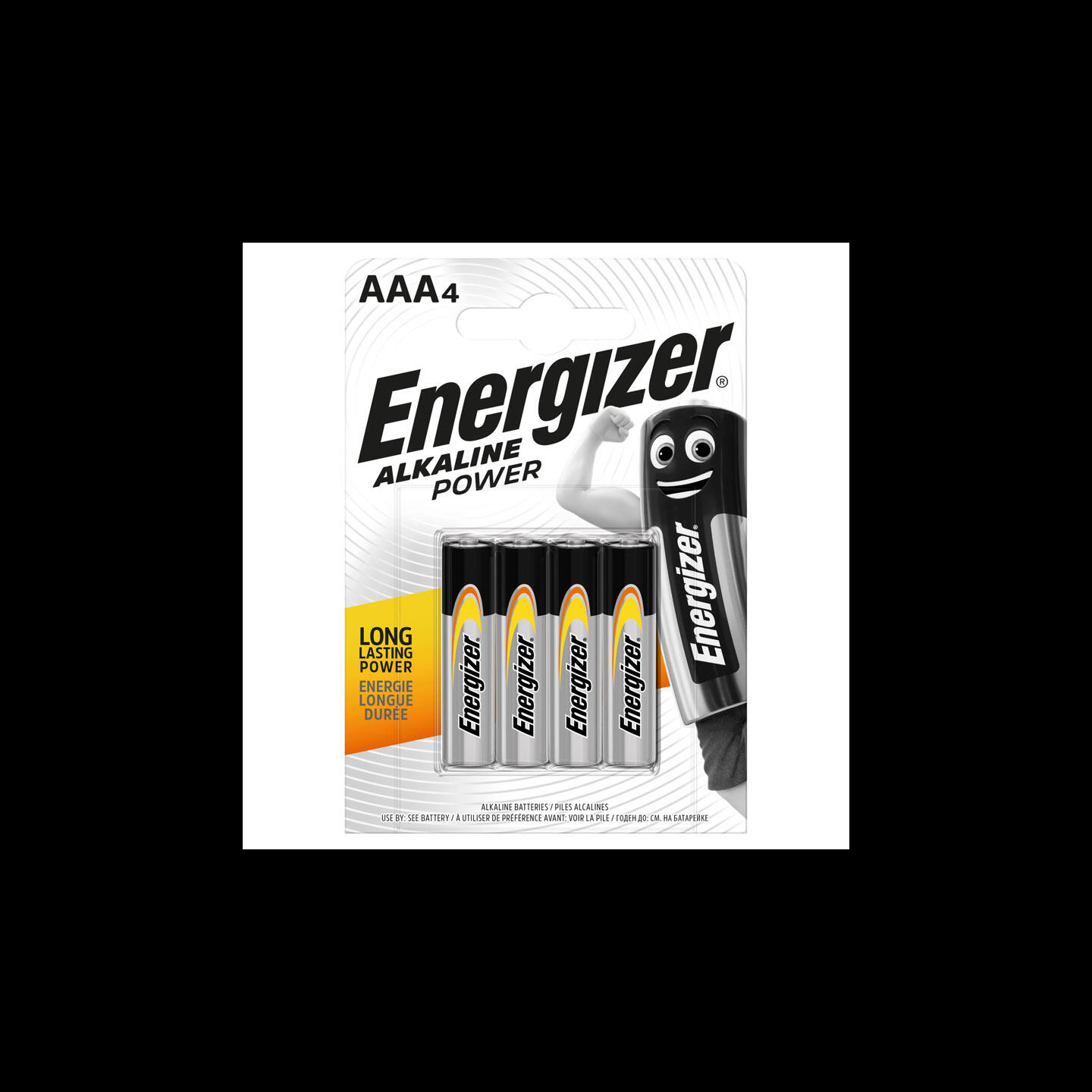 Batterier AAA Energizer Alkaline Power AAA 4 pk.