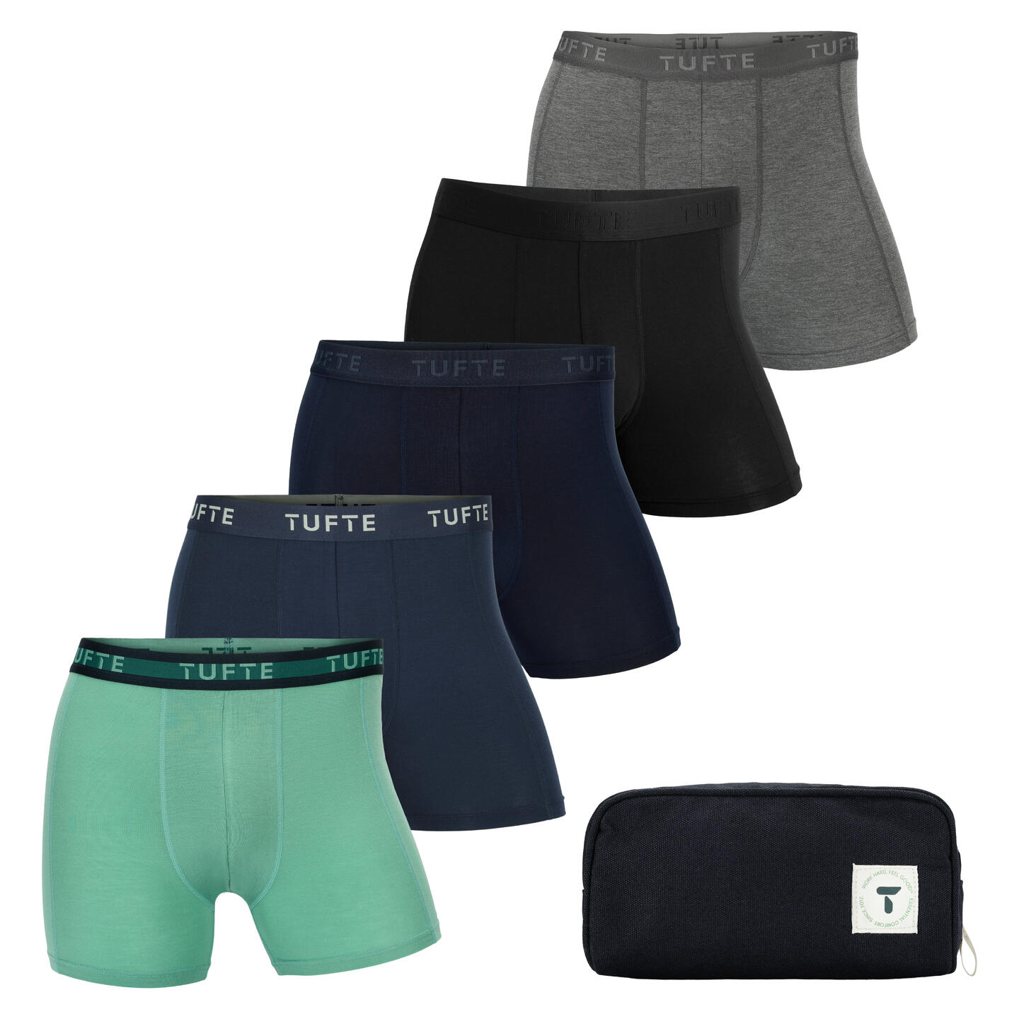 Boxerpakke til herre S Tufte Boxer Briefs 5 pk. M S 999