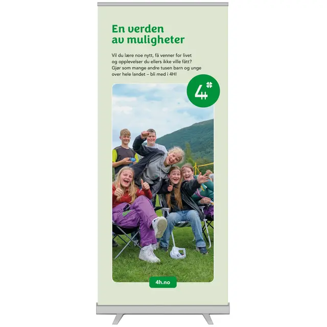 En verden av muligheter 4H Roll-up Bokmål 