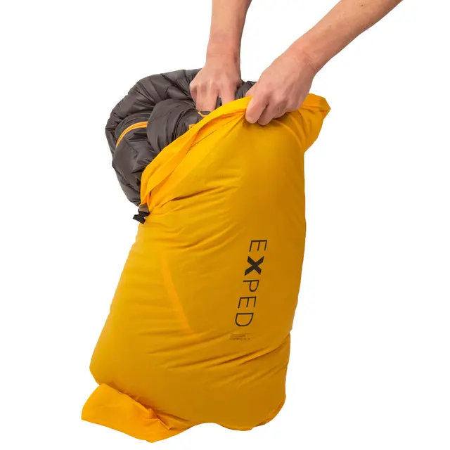 Pumpepose til Exped 43 liter Exped Schnozzel Pumpbag UL M Yellow 